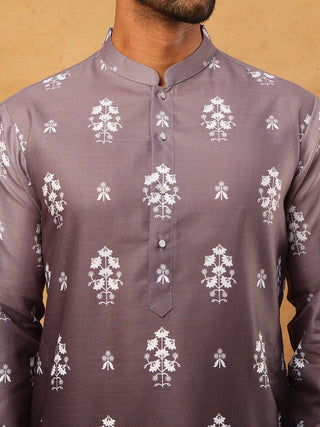 Printed Cotton Blend Kurta