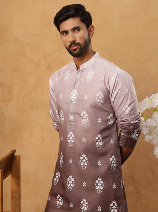 Printed Cotton Blend Kurta
