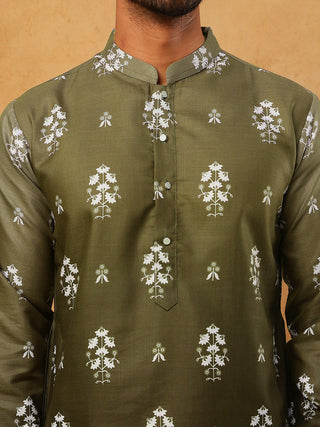 Printed Cotton Blend Kurta