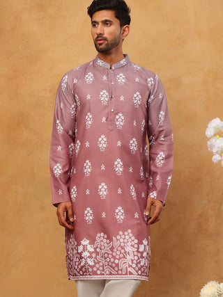 Printed Cotton Blend Kurta