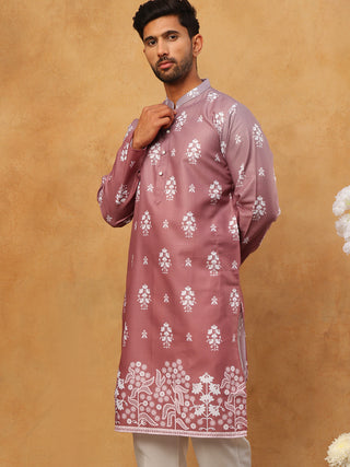 Printed Cotton Blend Kurta