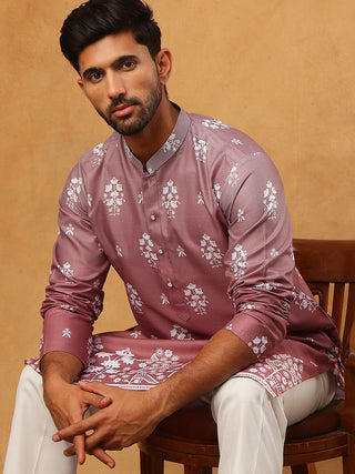 Printed Cotton Blend Kurta