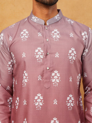 Printed Cotton Blend Kurta