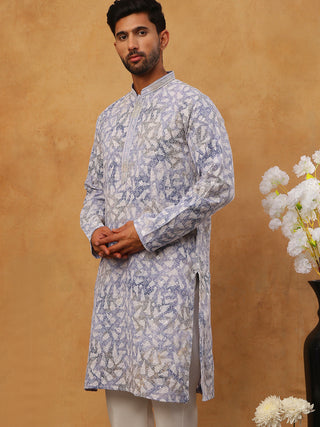 Printed & Embroidered Kurta