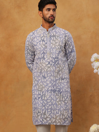 Printed & Embroidered Kurta