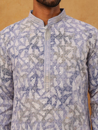 Printed & Embroidered Kurta
