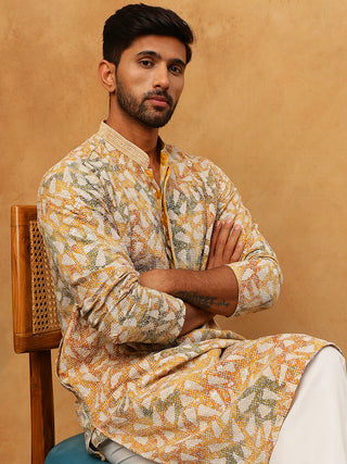 Printed & Embroidered Kurta