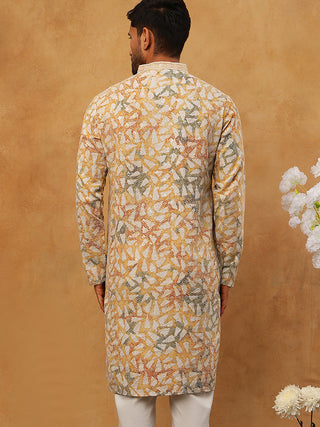 Printed & Embroidered Kurta