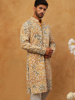 Printed & Embroidered Kurta
