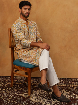 Printed & Embroidered Kurta