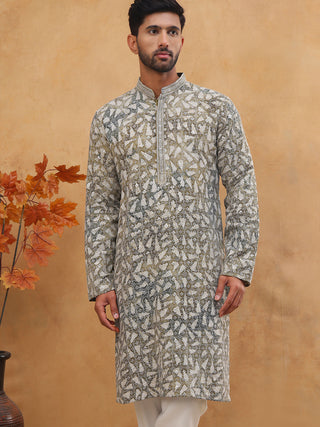 Printed & Embroidered Kurta