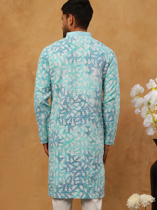 Printed & Embroidered Kurta