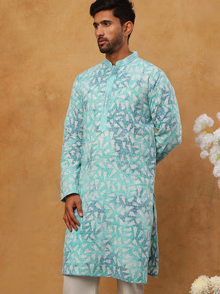 Printed & Embroidered Kurta