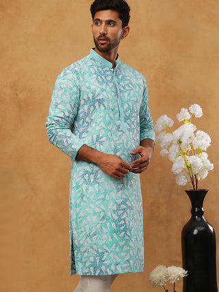 Printed & Embroidered Kurta