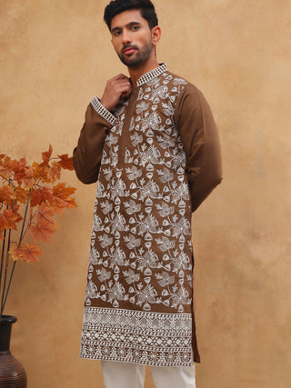 Men Ethnic Embroidered Kurta