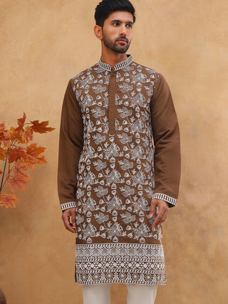 Men Ethnic Embroidered Kurta