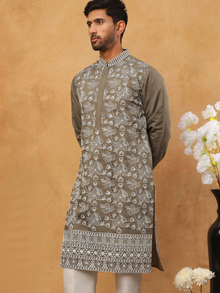 Men Ethnic Embroidered Kurta