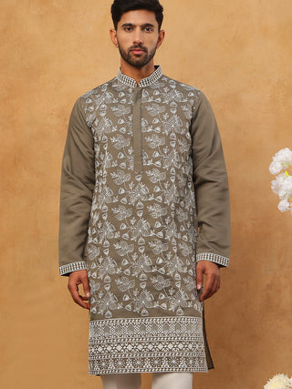Men Ethnic Embroidered Kurta