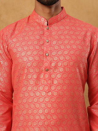 Festive Cotton Blend Printed Kurta