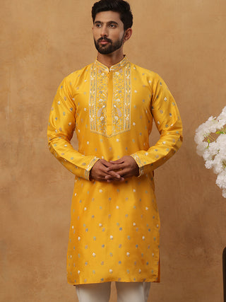 Men’s Festive Rubber Print Kurta