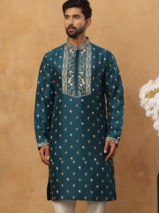 Men’s Festive Rubber Print Kurta