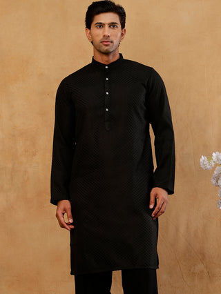 Viscose Rayon Embroidered Kurta for Men