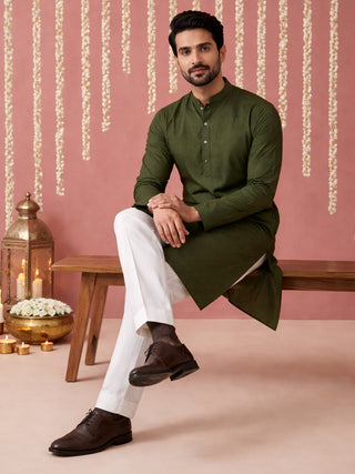 Embroidered Kurta for Men