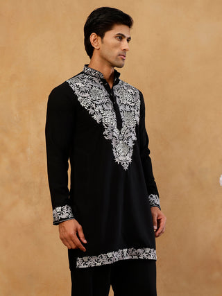 Japanese Fabric Embroidered Kurta for Men