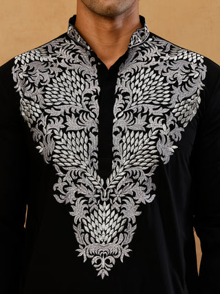 Japanese Fabric Embroidered Kurta for Men