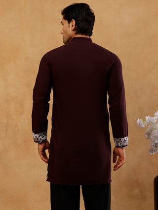 Japanese Fabric Embroidered Kurta for Men