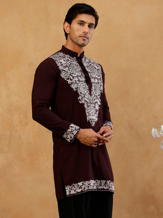 Japanese Fabric Embroidered Kurta for Men