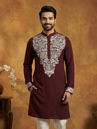 Japanese Fabric Embroidered Kurta