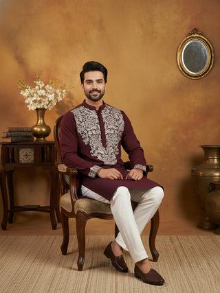 Japanese Fabric Embroidered Kurta
