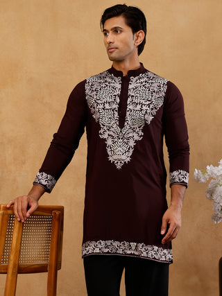 Japanese Fabric Embroidered Kurta for Men