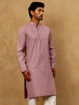 Traditional Printed Kurta for Men