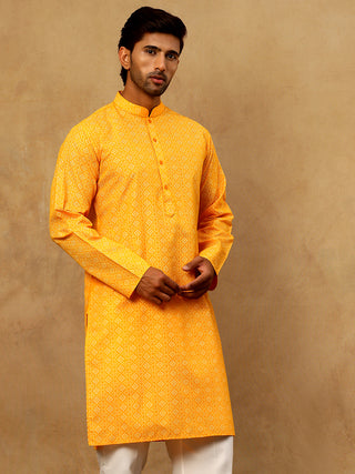 Traditional Printed Kurta for Men