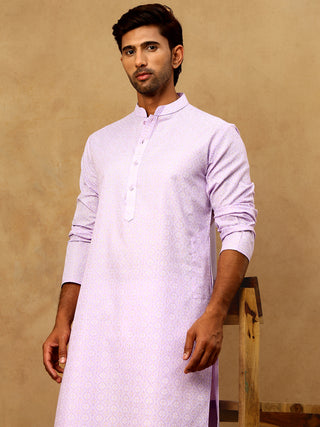 Traditional Printed Kurta for Men
