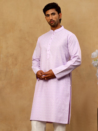 Traditional Printed Kurta for Men
