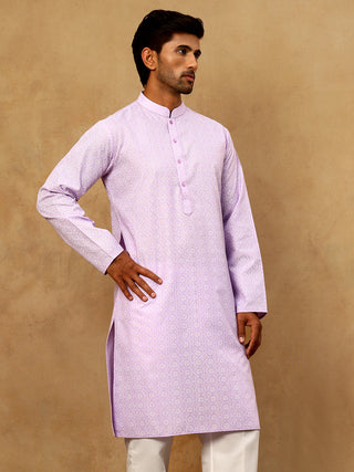 Traditional Printed Kurta for Men