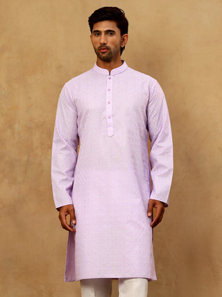 Traditional Printed Kurta for Men