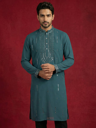 Men Japanese Imported Embroidered Kurta