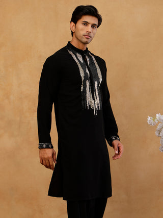 Japanese Fabric Embroidered Kurta for Men