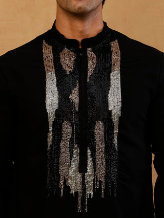 Japanese Fabric Embroidered Kurta for Men