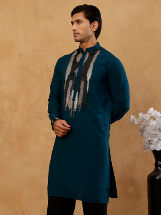 Japanese Fabric Embroidered Kurta for Men