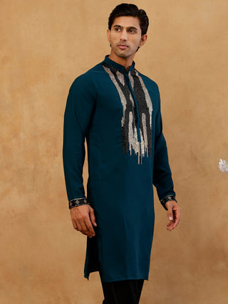 Japanese Fabric Embroidered Kurta for Men
