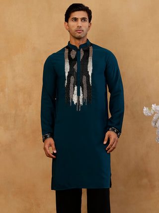 Japanese Fabric Embroidered Kurta for Men