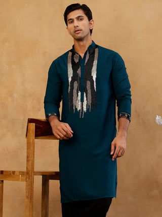 Japanese Fabric Embroidered Kurta for Men