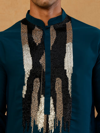 Japanese Fabric Embroidered Kurta for Men