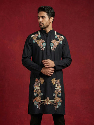 Japanese Imported Fabric Embroidered Kurta