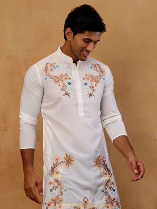 Japanese Fabric Embroidered Kurta for Men
